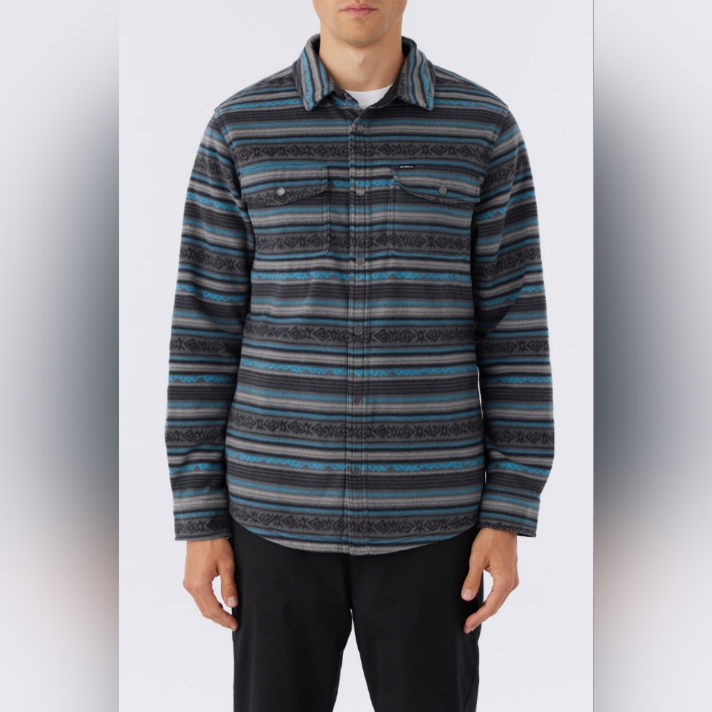 O'NEILL GLACIER SUPERFLEECE OVERSHIRT - GRAPHITE - S